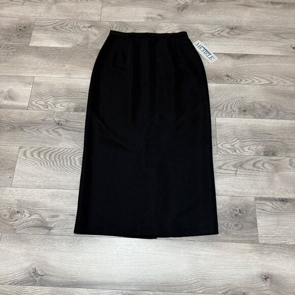 Michele Back Pencil Skirt Long Midi Sz 10 VTG Casual Career Chic Womens Fashion - Picture 11 of 11